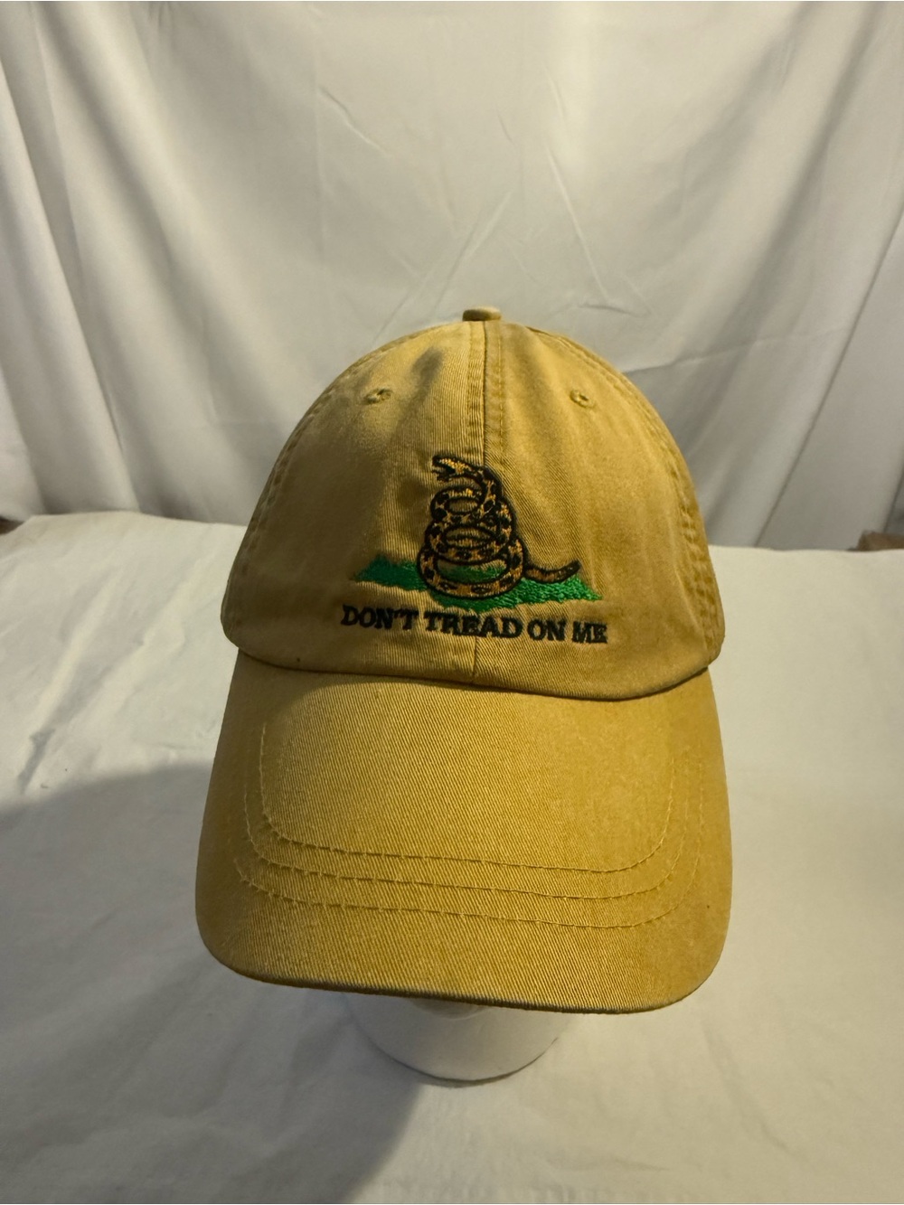 Adams Yellow Kids Embroidered Snake Cap